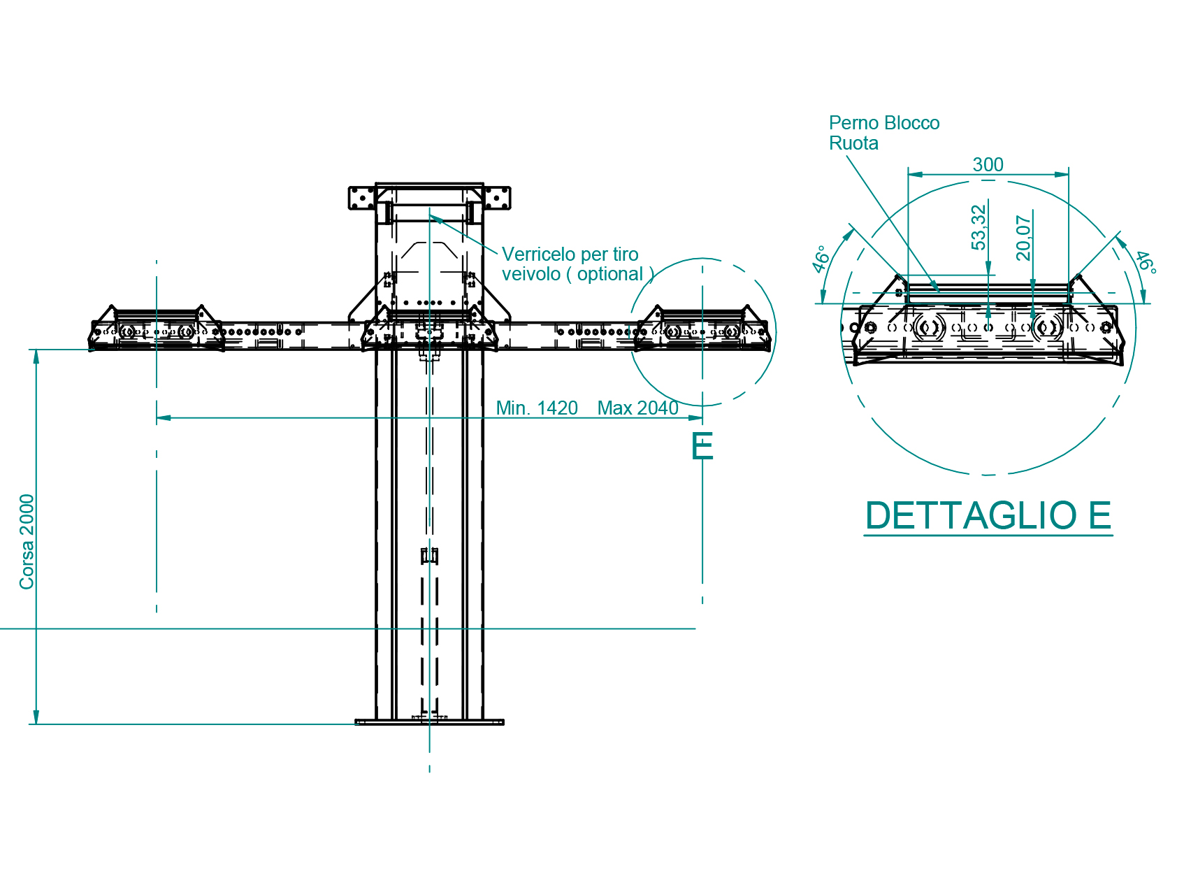 sollevatore aerei AIRDuplex laterale E